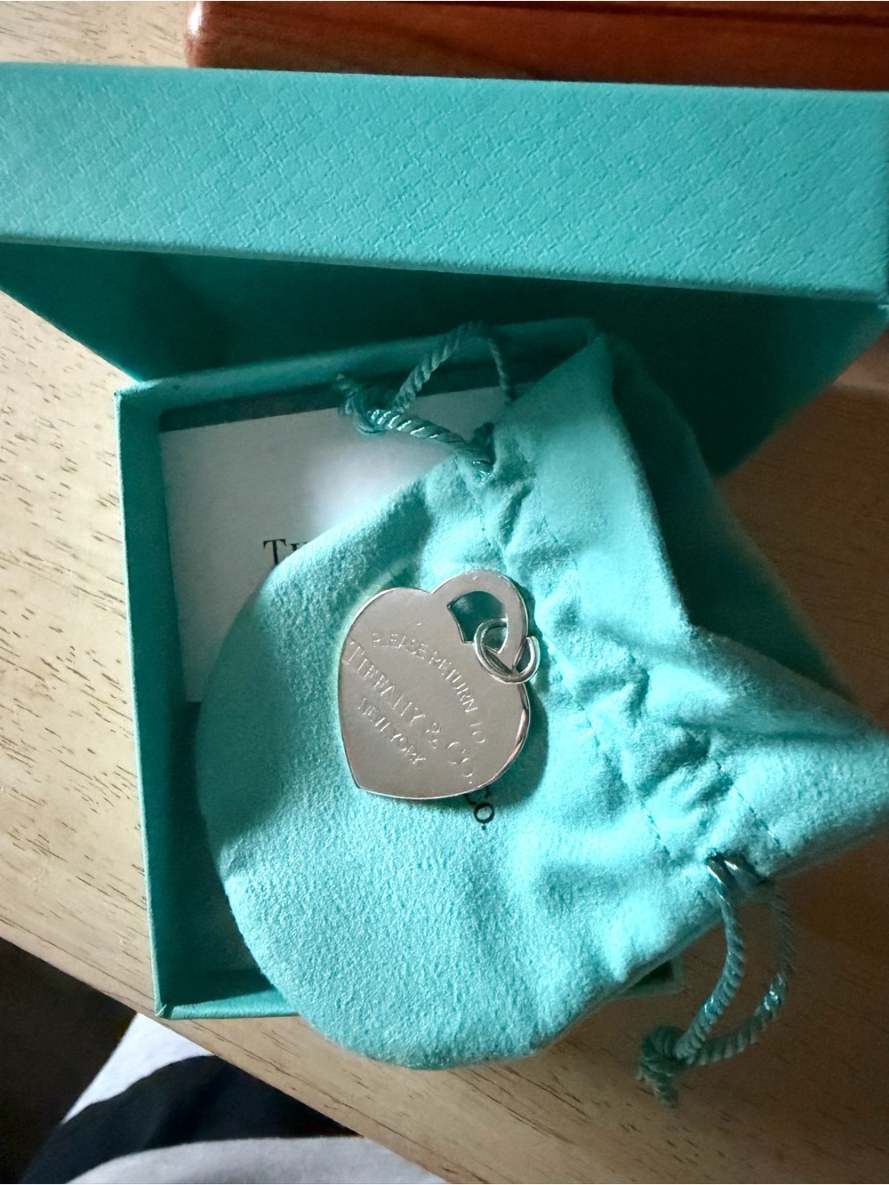🩵 TIFFANY & CO XL heart tag pendant 🩵